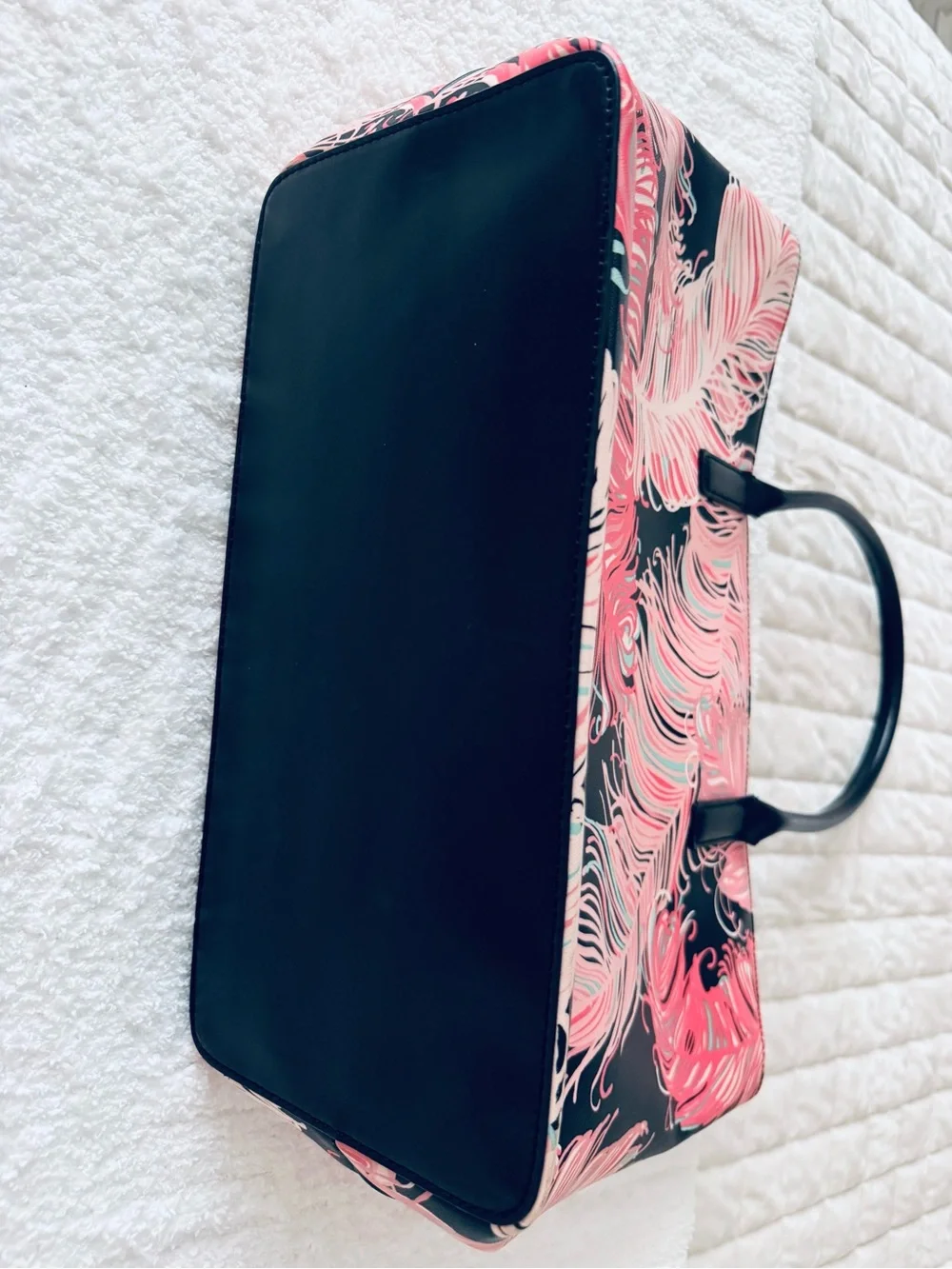 kate spade Pink Feather Print Tote Bag 💖🎀